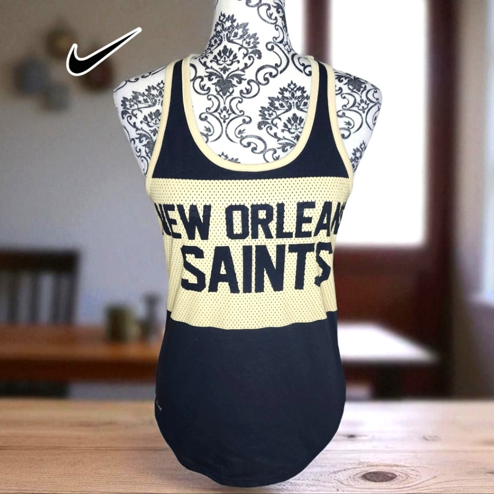 NIKE New Orleans Saints Tank Top - Small
